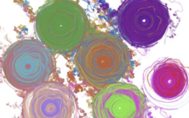 Color ink drops